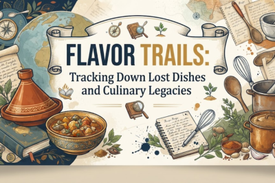 Flavor Trails: Tracking Down Lost Dishes and Culinary Legacies