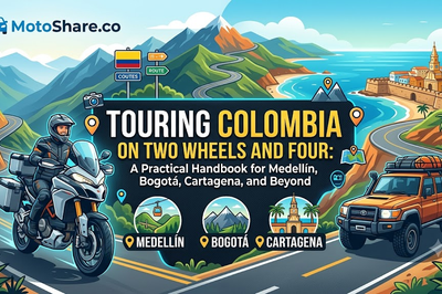 Touring Colombia on Two Wheels and Four: A Practical Handbook for Medellín, Bogotá, Cartagena, and Beyond